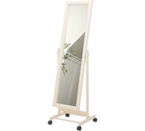 Напольное зеркало Мебелик BeautyStyle 27 слоновая кость 135 см х 42,5 см 8678