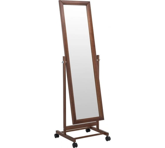 Напольное зеркало Мебелик BeautyStyle 27 средне-коричневый 135 см х 42,5 см 8679