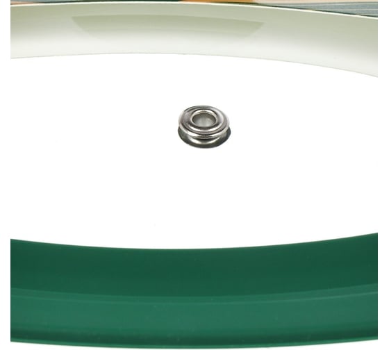 Крышка для посуды DANIKS glm-242628-2 стекло, emerald, кнопка силикон, зеленая, 24/26/28 см 450871