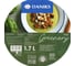 Нержавеющая кастрюля DANIKS 1.7 л, крышка стекло, силиконовая мятная ручка, круглая, гринери, sd-23-16, индукция 451814 9
