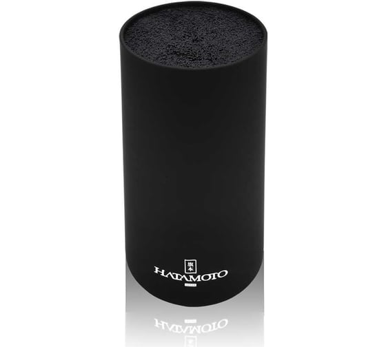 Универсальная подставка для кухонных ножей и аксессуаров Hatamoto PWBS-15D-BLK