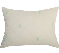 Подушка ООО Ившвейстандартопт Бамбук 50x70, упругая, 100% хлопок ПБМ-57о