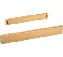 Магнитный держатель для ножей Leonord maestro, 38 см, бамбук 105762