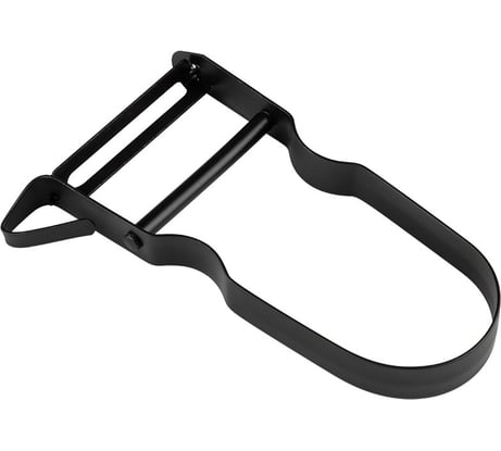 Овощечистка с горизонтальным лезвием Mallony classico nero, нержавеющая сталь, черный, non-stick 105283