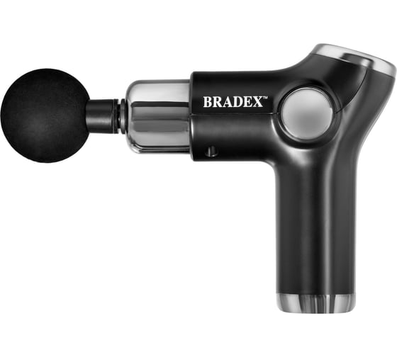 Массажер для тела, массажный пистолет BRADEX compact, 4 насадки KZ 1424