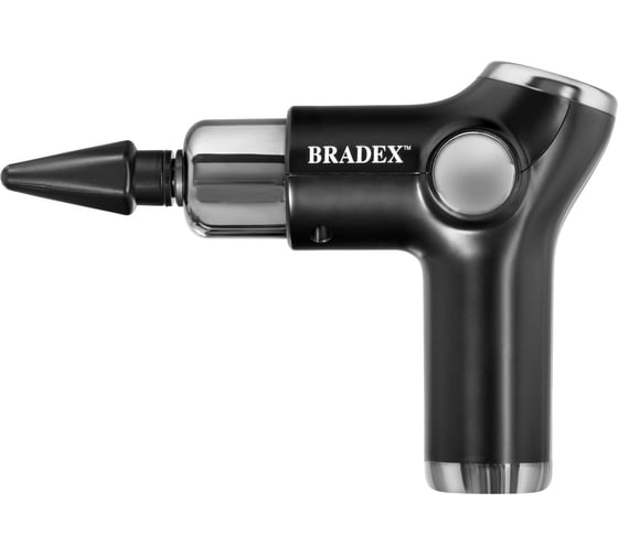 Массажер для тела, массажный пистолет BRADEX compact, 4 насадки KZ 1424