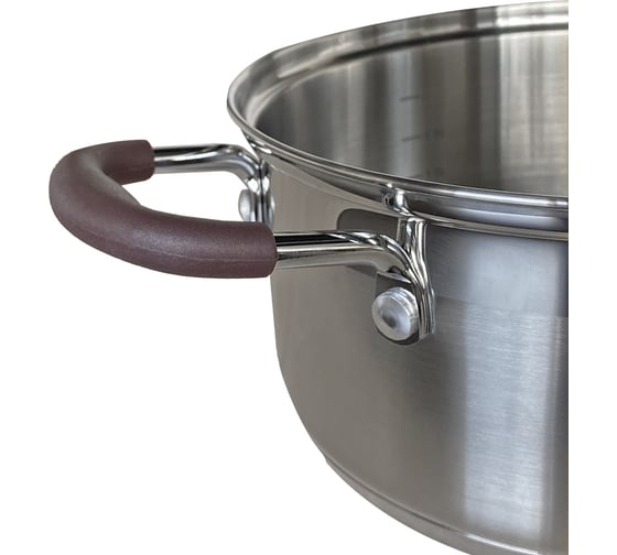 Кастрюля c крышкой Esprado 20x9,5 см, 2.9 л, нержавеющая сталь, toffee TOFL20BE101