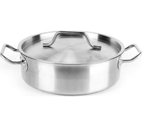 Кастрюля Viatto Commercial нержавеющая сталь, тройное дно, 320x120 мм, объем 10 л, с двумя ручками 101326 62071