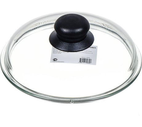 Крышка для посуды DANIKS стекло, 18 см, кнопка пластик, hsd18h 348936