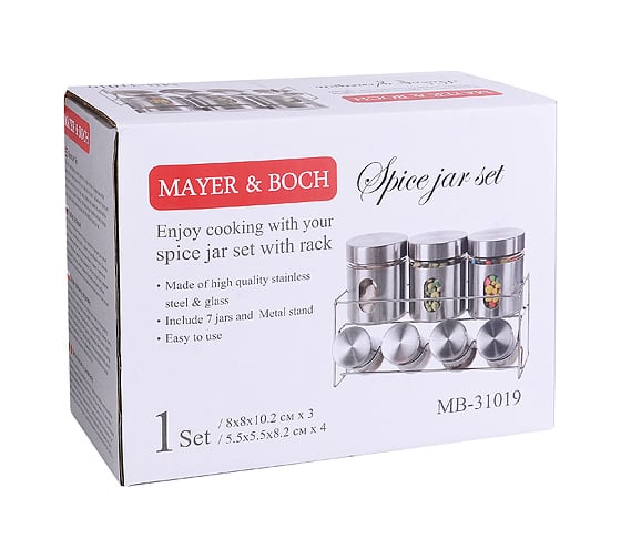 Набор для специй MAYER&BOCH 8 предметов, 100мл MB (х6) 31019