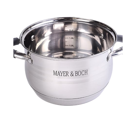 Кастрюля MAYER&BOCH 2.9 л, с крышкой MB (х12) 30943