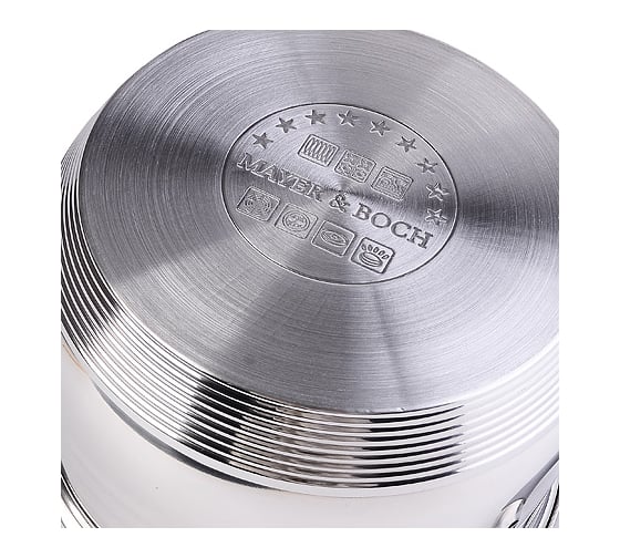Кастрюля MAYER&BOCH 2.1л, с крышкой MB (х12) 30942
