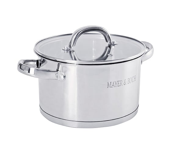 Кастрюля с крышкой MAYER&BOCH 18 см, 2.8 л МВ (х8) 29483 1