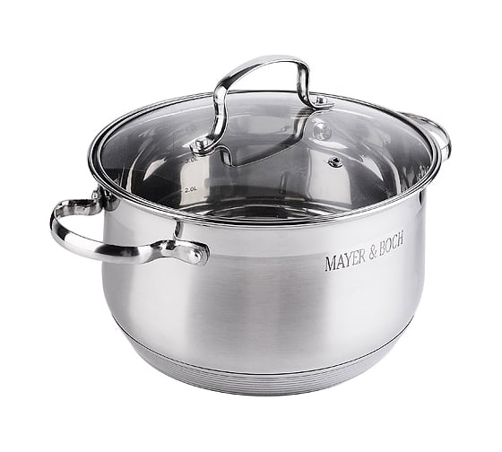 Кастрюля MAYER&BOCH 6.5 л, с крышкой MB (х6) 30950