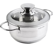 Кастрюля MAYER&BOCH 750 мл, 14 см, с крышкой MB(х8) 30971