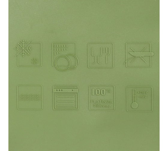 Форма для запекания DANIKS силикон, 29x20x6.5 см, прямоугольная, verde, y4-7046 435240
