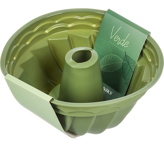 Форма для запекания DANIKS силикон, 23.5x10.5 см, круглая, verde, y4-7044 435238