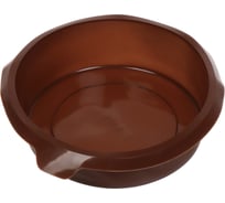 Форма для запекания DANIKS силикон, 25.5x6.5 см, круглая, шоколад, savory, y4-4967 396046