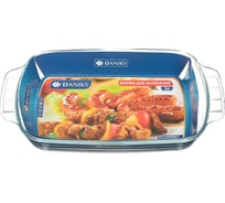 Форма для запекания DANIKS стекло, 20.2x34.5x5.2 см, 2 л, прямоугольная, oct-nr4807/bp1 258477