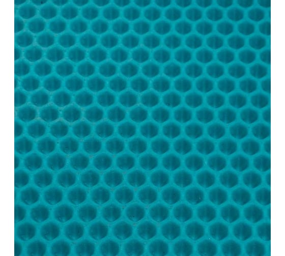 Коврик Pavitec мягкий, универсальный, соты, бирюзовый, 40x64 КМУ-С 0640400Б