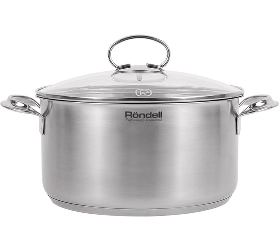 Кастрюля с крышкой RONDELL Zart RDS-1227 24 см, 5.1 л 1227-RD-01