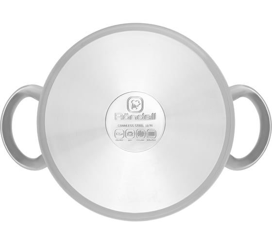 Кастрюля с крышкой RONDELL Zart RDS-1227 24 см, 5.1 л 1227-RD-01