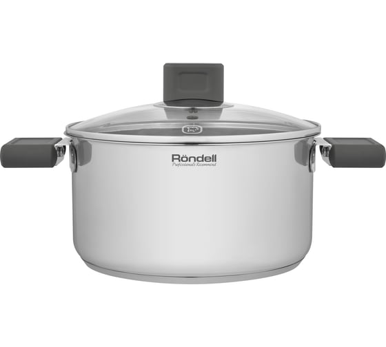 Кастрюля с крышкой RONDELL Quadro RDS-1596 20 см, 3.1 л 1596-RD-01