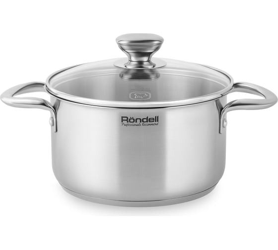 Кастрюля с крышкой RONDELL Merkur RDS-1224 24 см, 5.1 л 1224-RD-01