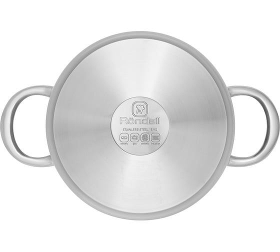 Кастрюля с крышкой RONDELL Merkur RDS-1224 24 см, 5.1 л 1224-RD-01