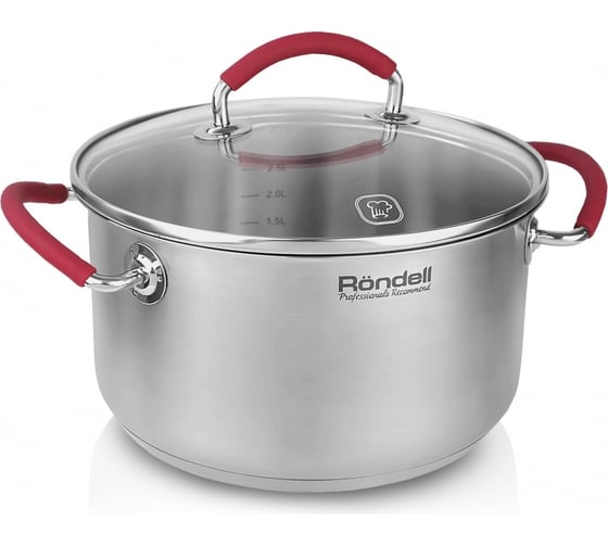 Кастрюля с крышкой RONDELL Sorge RDS-1220 20 см, 3.1 л 1220-RD-01