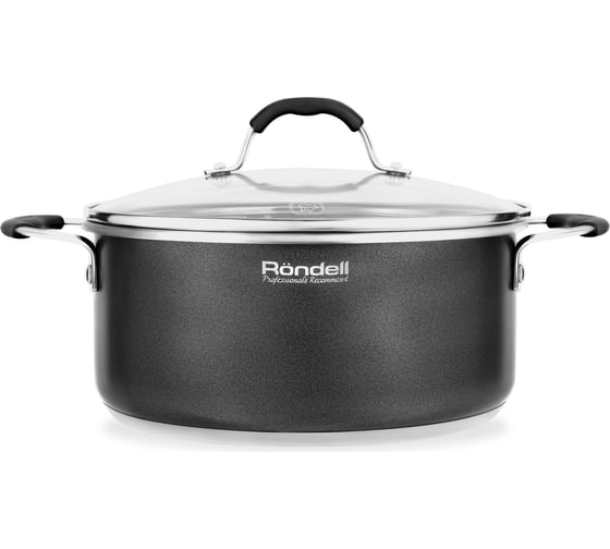 Кастрюля с крышкой RONDELL Stern RDS-019 24 см, 4.7 л 0019-RD-01