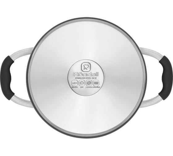 Кастрюля с крышкой RONDELL Stern RDS-019 24 см, 4.7 л 0019-RD-01