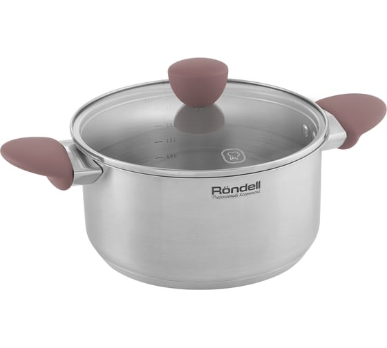 Кастрюля с крышкой RONDELL Bueno RDS-1587 20 см, 2.8 л 1587-RD-01 1