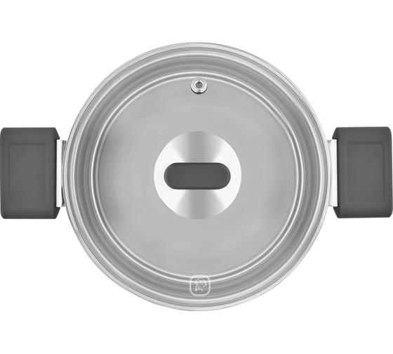 Кастрюля с крышкой RONDELL Quadro RDS-1597 24 см, 5.1 л 1597-RD-01