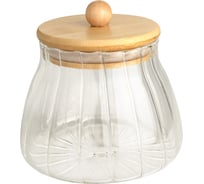 Емкость для сыпучих продуктов IHome, стекло, бочонок с крышкой, 500 мл tw-703
