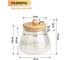 Емкость для сыпучих продуктов IHome, стекло, бочонок с крышкой, 500 мл tw-703 5