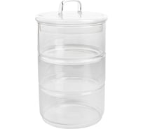 Емкость для хранения IHome, 3 яруса х 400 мл, стекло 708