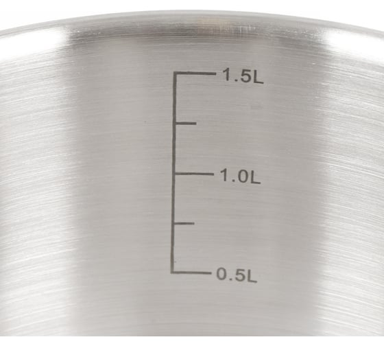 Кастрюля DANIKS 1.8 л, нержавеющая сталь, крышка стекло, бонн, gs-01319-16ca, индукция 364384