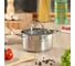 Кастрюля DANIKS 1.8 л, нержавеющая сталь, крышка стекло, бонн, gs-01319-16ca, индукция 364384 7