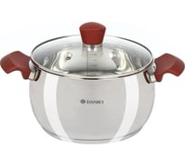 Кастрюля DANIKS 5.1 л, нержавеющая сталь, крышка стекло, орлея, gs-01159p-22ca, индукция 445336