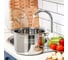 Кастрюля DANIKS 12 л, нержавеющая сталь, крышка стекло, общепит, sd-6bp-13, индукция 320464 7