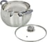 Кастрюля DANIKS 6.5 л, нержавеющая сталь, крышка стекло, модерн серый, sd-24n, индукция 294428 3