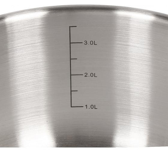 Кастрюля DANIKS 4.1 л, нержавеющая сталь, крышка стекло, айленд, sd-23-22, индукция 447740