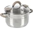 Кастрюля DANIKS 2.9 л, нержавеющая сталь, крышка стекло, нара, gs-01413hy-18ca-2, серебристый, индукция 445333 2
