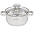 Кастрюля DANIKS 1.5 л, нержавеющая сталь, крышка стекло, оптима, gs-01201-16ca, индукция 332353 1