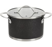 Кастрюля DANIKS 2.9 л, нержавеющая сталь, крышка стекло, денвер, gs-01337-18ca, индукция 397619