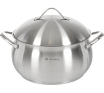 Кастрюля DANIKS 6.5 л, нержавеющая сталь, крышка нержавеющая сталь, мальта, gs-01345ks-24ca, индукция 355265