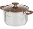 Кастрюля DANIKS 5 л, нержавеющая сталь, крышка стекло, веллингтон, gs-01415-22ca, индукция 397631 2