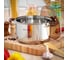 Кастрюля DANIKS 5 л, нержавеющая сталь, крышка стекло, веллингтон, gs-01415-22ca, индукция 397631 10