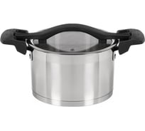 Кастрюля DANIKS 2.9 л, нержавеющая сталь, крышка стекло, фантом, cw-b068-18, индукция 427876